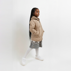 Regina Quiltat Jacka med krage i Fuskpäls