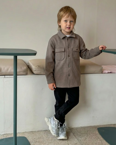 Max Structured Overshirt with Pockets