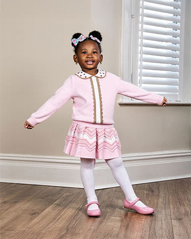 Scallop Mjuk Stickad Tröja med krage 