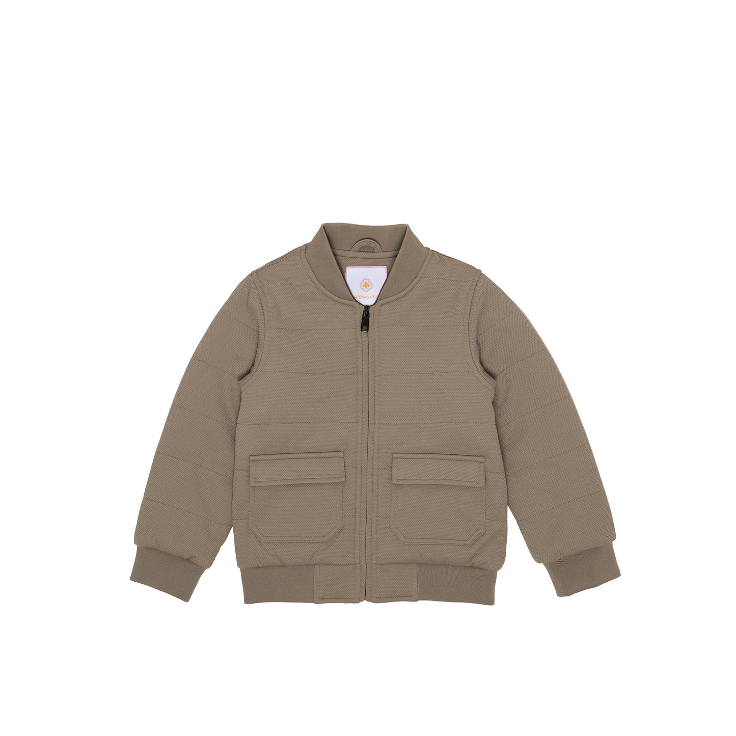 Rex Quiltad Bomberjacka i strukturerat textil