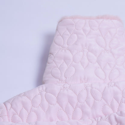 Regina Quiltat Jacka med krage i Fuskpäls