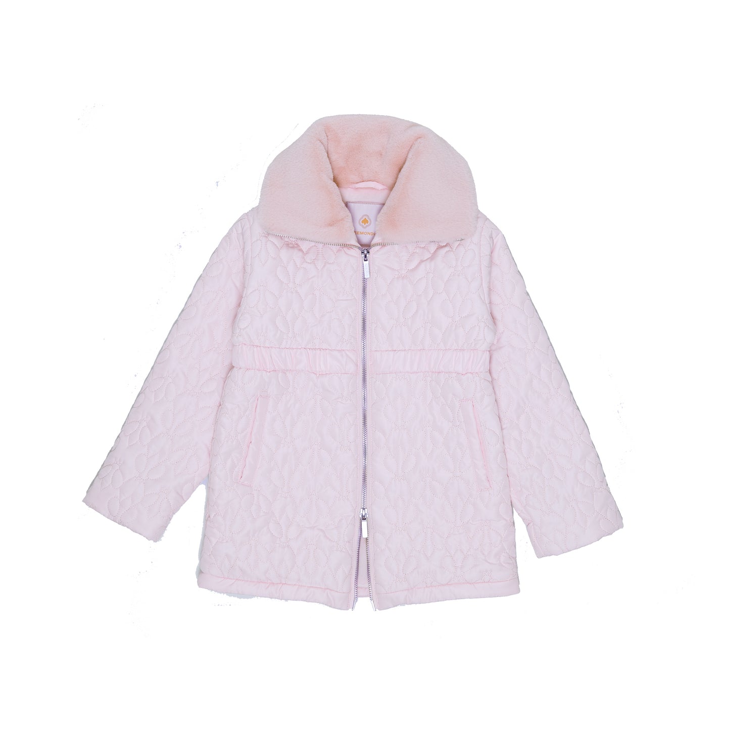 Regina Quiltat Jacka med krage i Fuskpäls