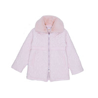 Regina Quiltat Jacka med krage i Fuskpäls