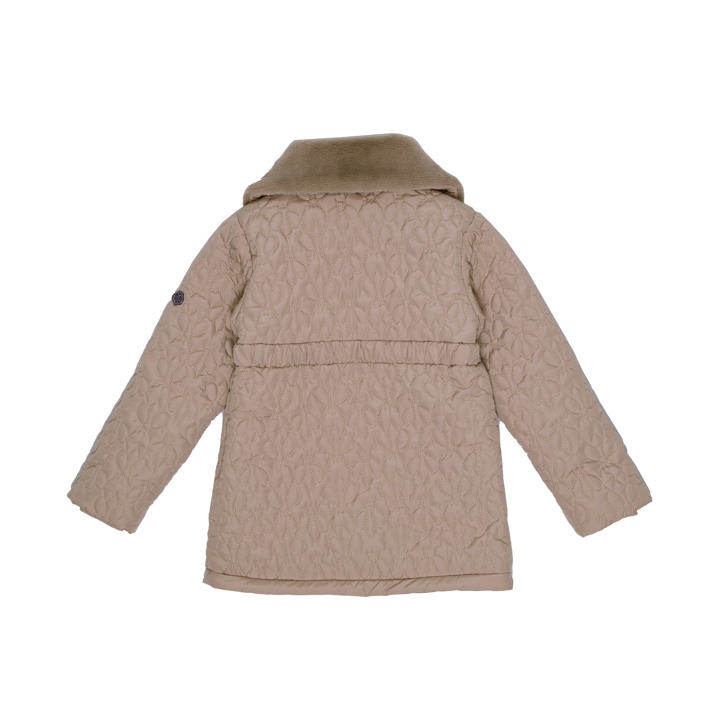 Regina Quiltat Jacka med krage i Fuskpäls