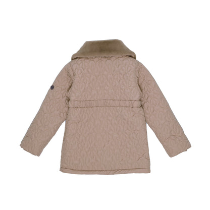 Regina Quiltat Jacka med krage i Fuskpäls