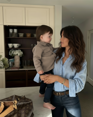 Max Strukturerad Overshirt med fickor