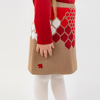 Honeycomb Soft Knitted Skirt