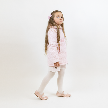 Regina Quiltat Jacka med krage i Fuskpäls